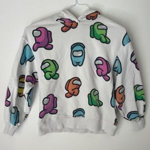 Kids Zara Among Us Hooded Sweatshirt